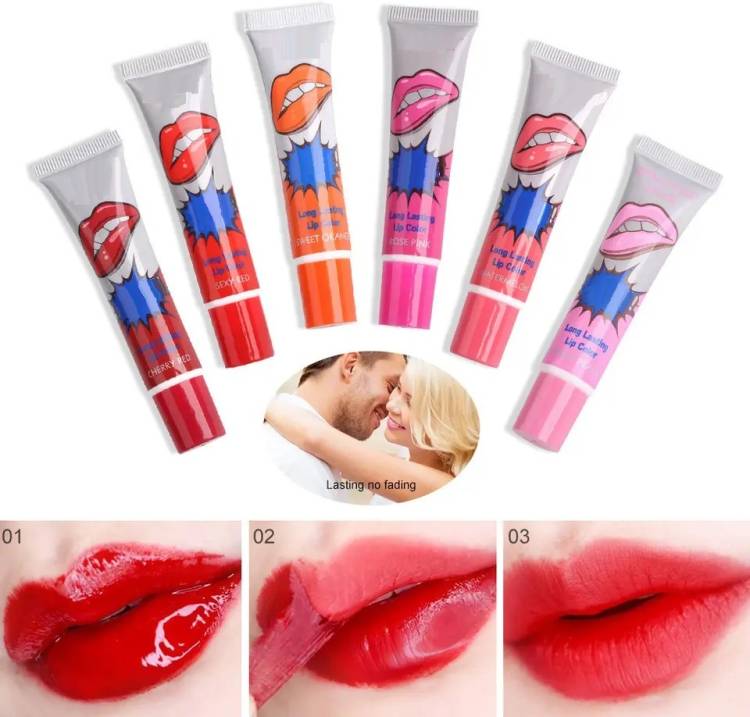 MYEONG Amazing Colors Peel Off Liquid Lipstick Waterproof Long And Lasting Lip Gloss Price in India