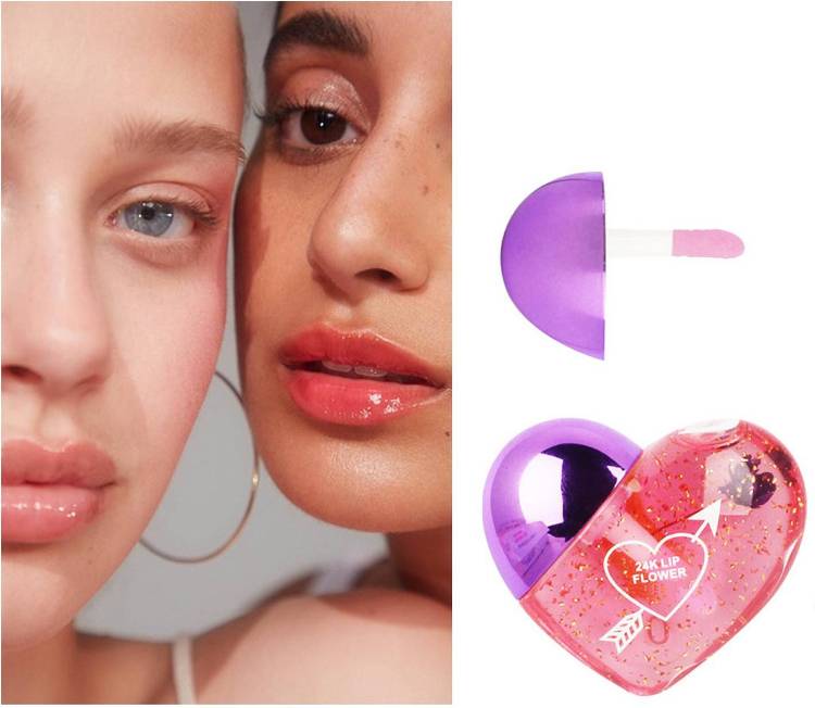 KAIASHA TRANSPARENT COLOR SUPER SHINE LIP GLOSS FOR ALL LIPS TYPE HEART SHAPE Price in India