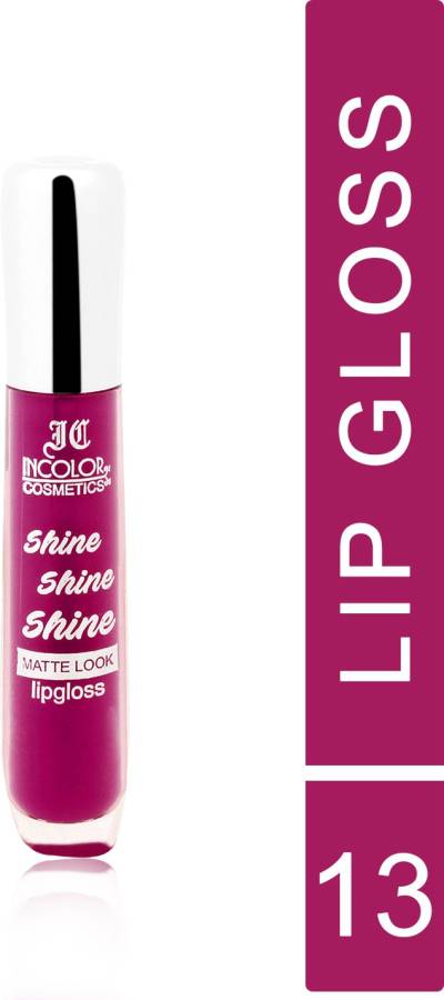 INCOLOR Shine Shine Matte Look Smooth Liquid Lipgloss For Women Price in India