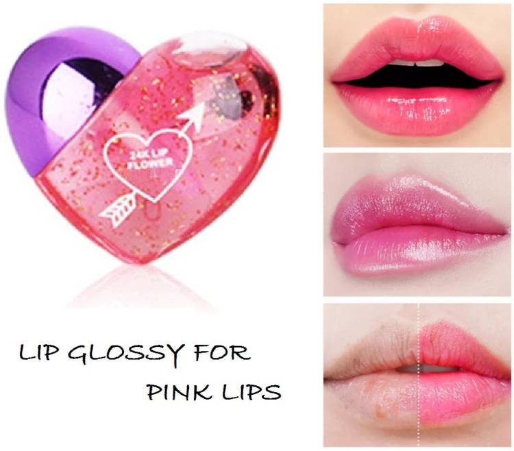 winry LONG LASTING GEL HEART SHAPE LIP GLOSS FOR PINK LIPS Price in India