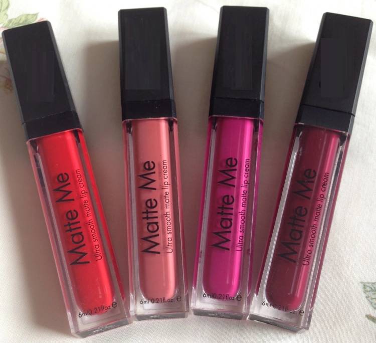 ads Matte Waterproof Set-4 Lipgloss Price in India