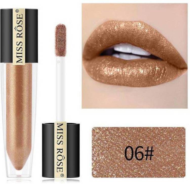 MISS ROSE Shinny Lip Gloss Long Lasting Waterproof |Glossy Finish | All Skin Tones #06 Price in India