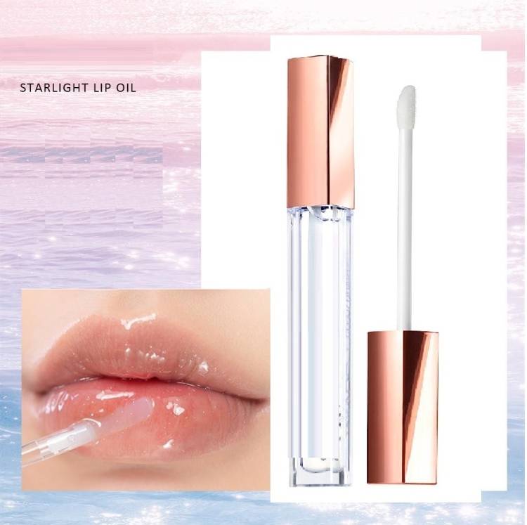 AMOSFIA High Shine, Crystal color changing pink lip gloss Price in India