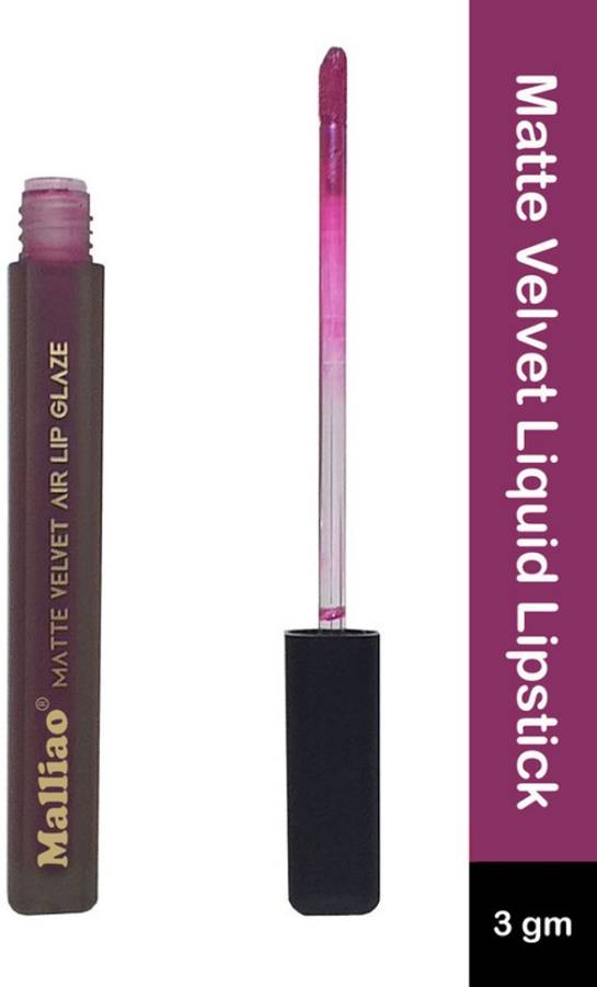 Malliao Matte Velvet Non Transfer Liquid Lipstick Shed-805 Price in India