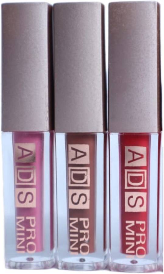 ads Matte Liquid Lipgloss Set- 3 Price in India