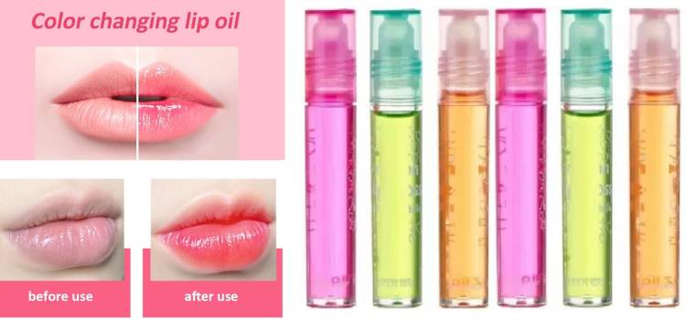 LILLYAMOR Cute Pink Color Changing Waterproof Multi Fruity LIP OIL Price in India