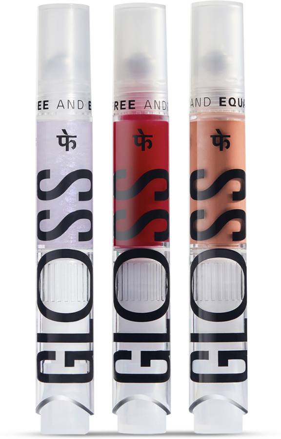 FAE Beauty Lip Gloss Combo of 3 Transforming, Sizzling, Belonging Price in India