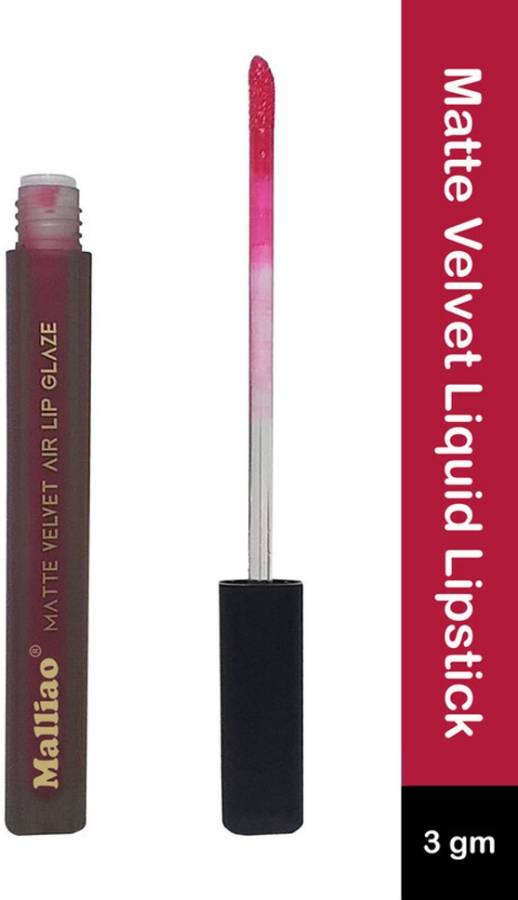 Malliao Matte Velvet Non Transfer Liquid Lipstick Shed-807 Price in India