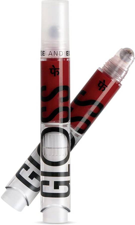 FAE Beauty Cherry Red High Shine Lip Gloss With Clickable Roller Ball Pen (Sizzling) Price in India