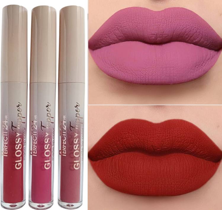 Facejewel 3 Waterproof Long-Lasting Matte Lipgloss Price in India