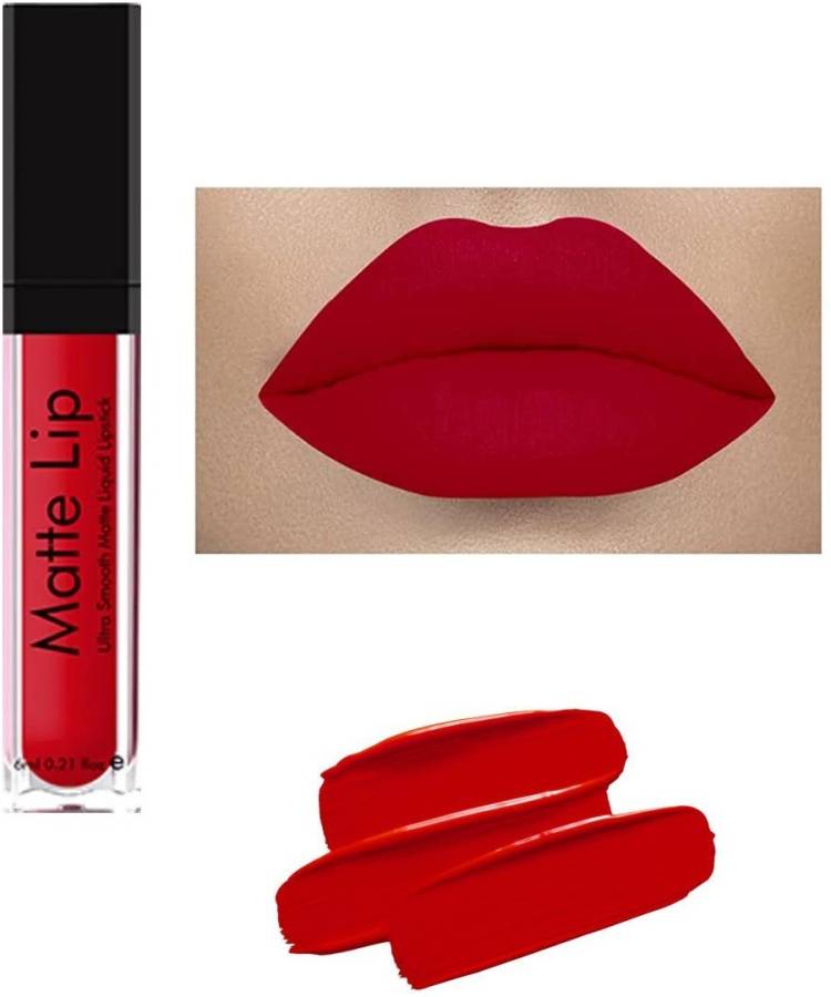 ads Waterproof Matte Poppy Red 6ml Lipgloss Price in India