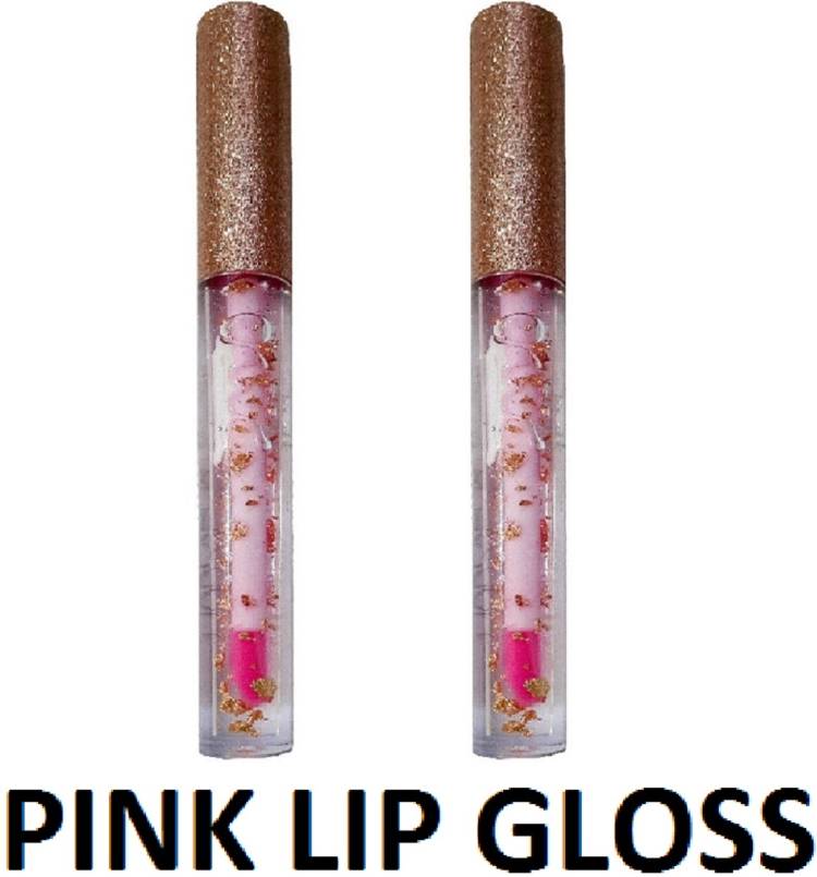 PRILORA PINK LIP GLOSS EASY TO USE PACK OF 2 Price in India