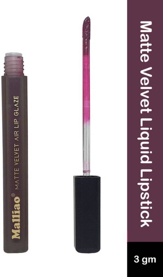 Malliao Matte Velvet Non Transfer Liquid Lipstick Shed-806 Price in India