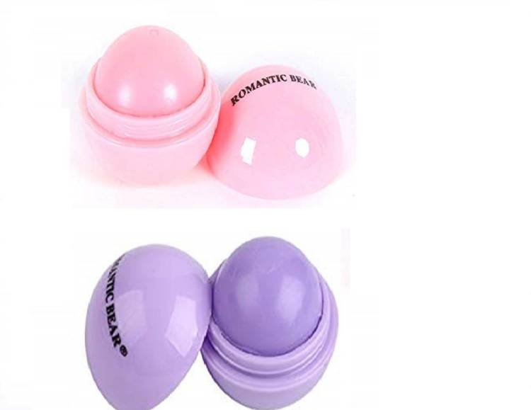 Digital Shoppy 1 Pc Lovely Peach Lip balm and 1 Pc Purple LipBalm Price in India