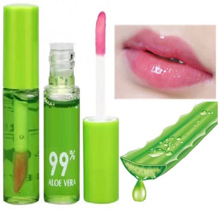 Yuency Waterproof Pigmented aloe vera green Plumper Lip Gloss Long Lasting Price in India