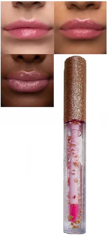 PRILORA NEW LOOK PINK LIP GLOSS NATURAL SHADE LOOK PACK OF 1 Price in India