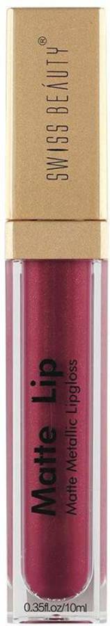 SWISS BEAUTY Metallic matte lip gloss Price in India