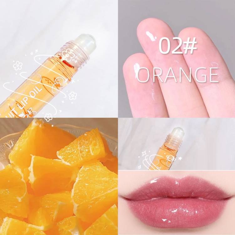 THTC Fruity Flavors Rolling Ball Lip Oil Orange Price in India