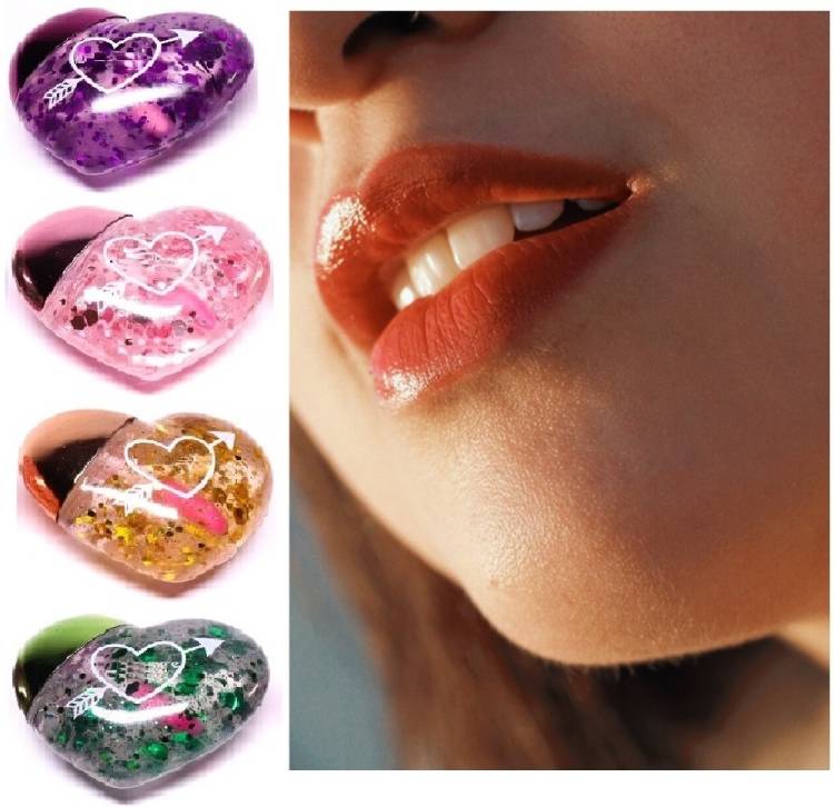 DARVING Natural and Hydrating Heart Shaped shiny Lip Gloss Price in India