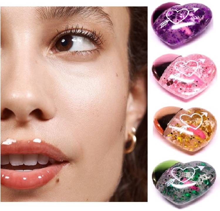 DARVING Natural and Hydrating Heart Shaped pink Lip Gloss Price in India