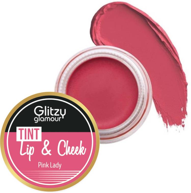 GLITZY GLAMOUR LADY LIP AND CHEEK TINT | PINK VITAMIN-E | PURE ORGANIC FOR WOMEN Lip Stain Price in India