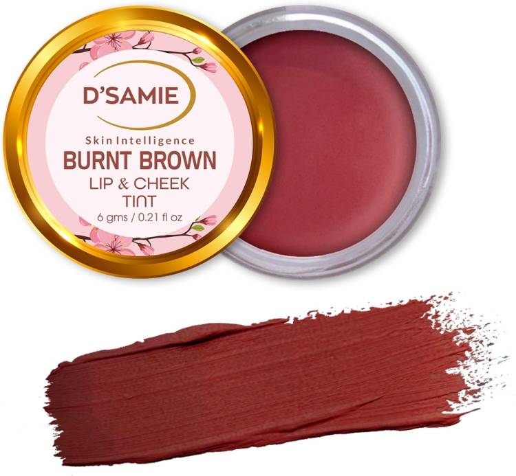 D'samie Lip & Cheek Tint Burnt Brown Lip Stain Price in India