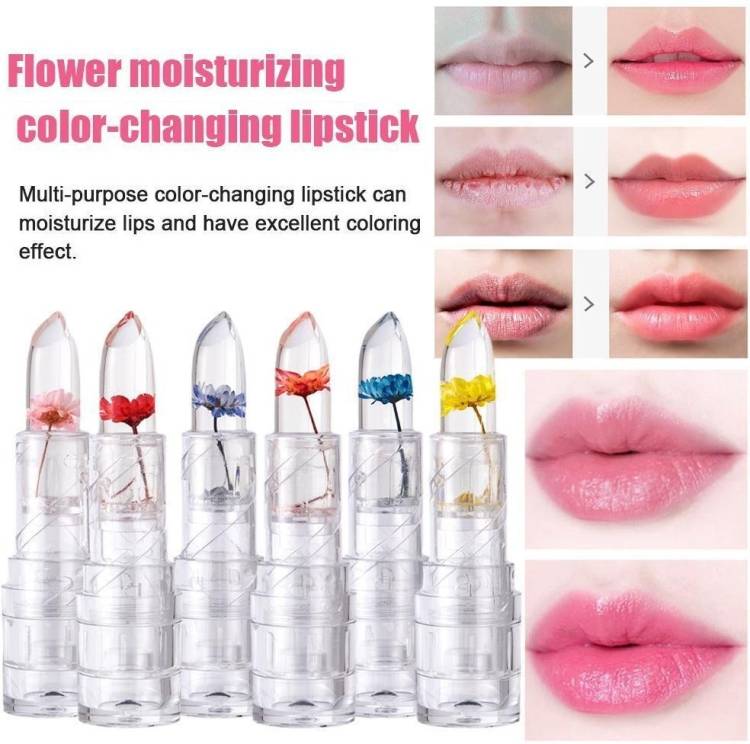 MYEONG Gel color change to pink lip care moisturizing multi color lipstick Lip Stain Price in India