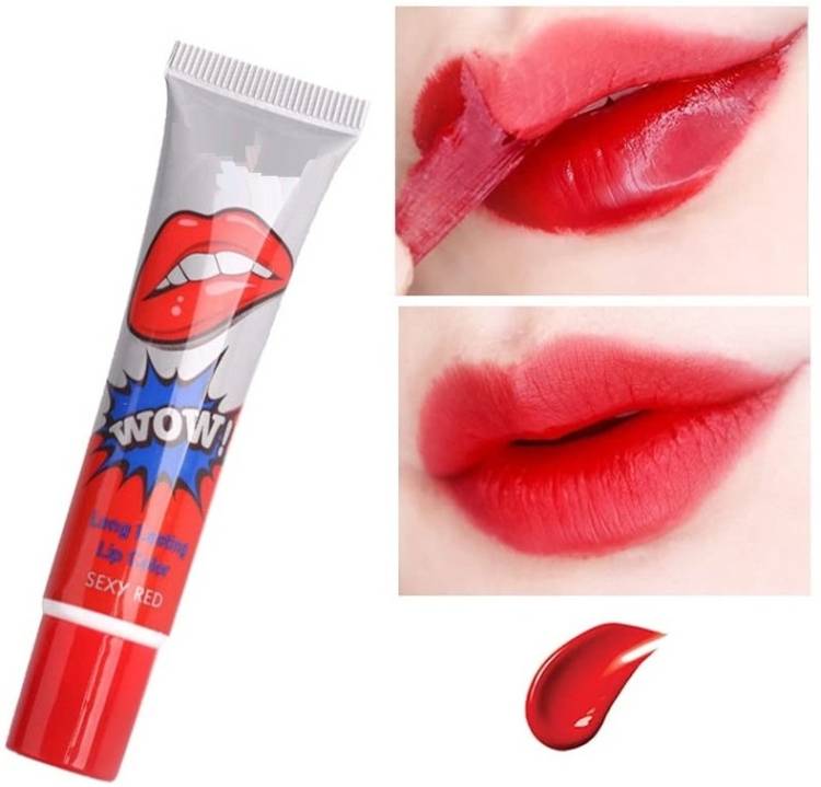 THTC Peeling Liquid Lipstick Waterproof Long Lasting Lip Gloss Mask Lip Stain Price in India