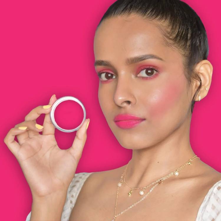 Emijun PINK FEVER creamy & matte water proof lip cheek tint Lip Stain Price in India