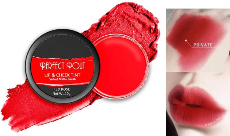 Emijun RED Natural Blush Lip and cheek tint Lip Stain Price in India