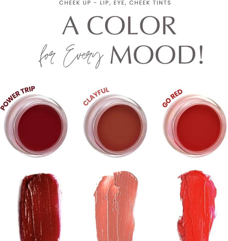 EVERERIN Lip Tint Cheek Blush red pink and brown Lip Stain Price in India
