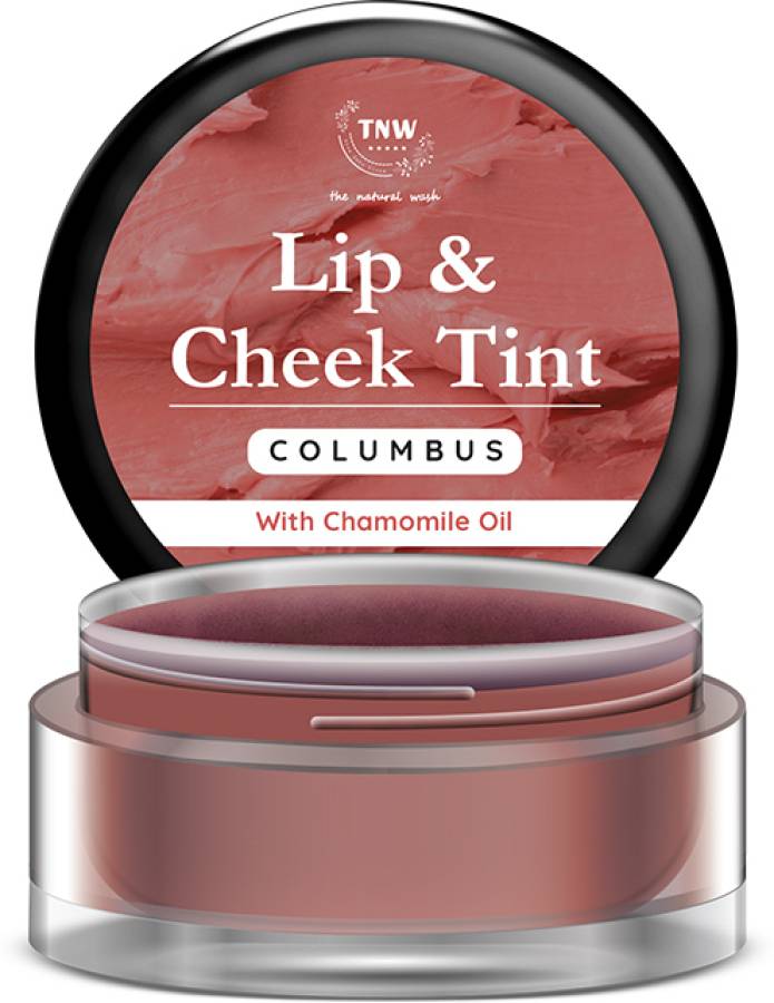 TNW - The Natural Wash Columbus Lip & Cheek Tint with Chamomile Oil for Natural Makeup Look Lip Stain Price in India
