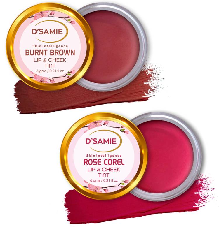 D'samie tint brown & corel Lip Stain Price in India