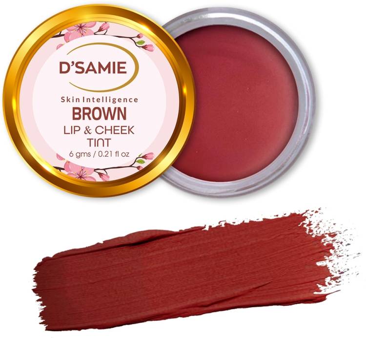 D'samie Lip & Cheek Tint Brown Lip Stain Price in India