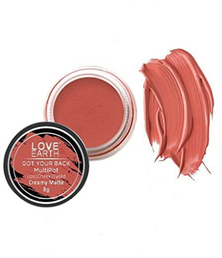 LOVE EARTH Earth Lip Tint & Cheek Tint Multipot-Got Your Back With Lip Stain Price in India