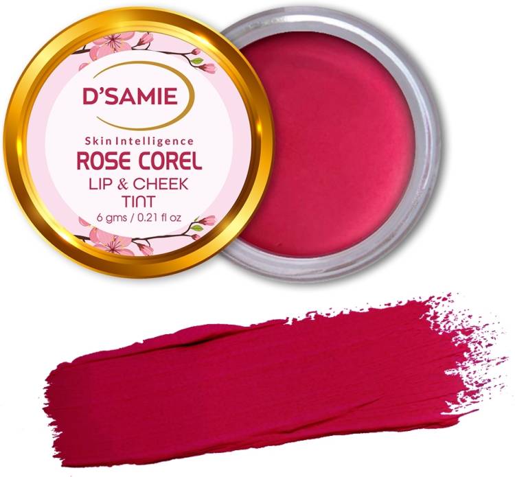 D'samie Lip & Cheek Tint Rose Corel Lip Stain Price in India