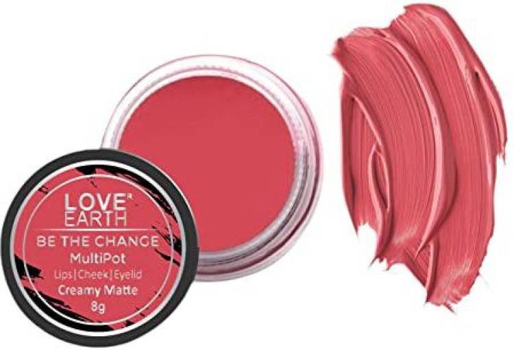 LOVE EARTH Lip Tint & Cheek Tint Multipot- Lip Stain Price in India