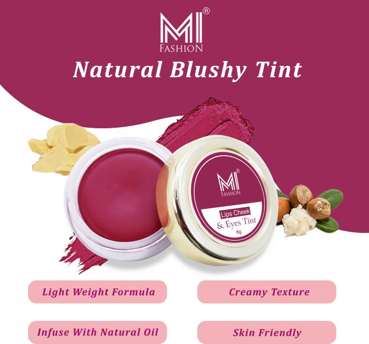 MI FASHION The Long-Lasting, Richly Pigmented Lip Tint for Cheeks & Eyes That Lasts All Day Lip Stain Price in India