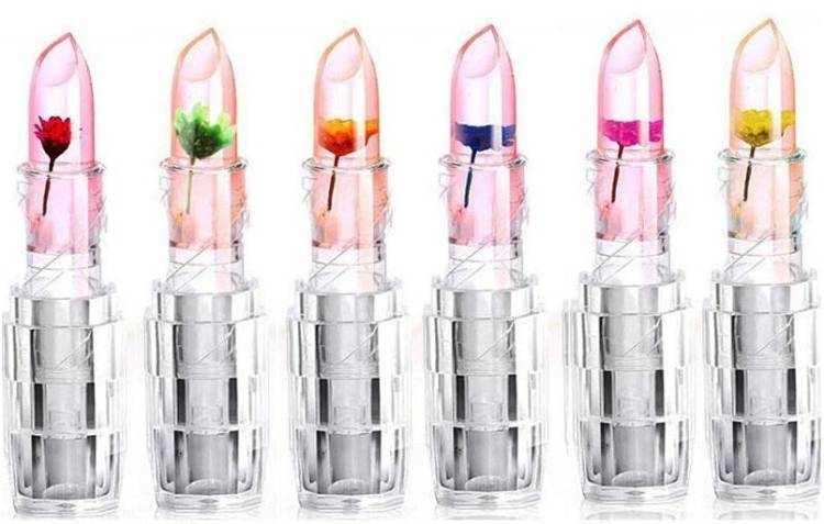 imelda Crystal Flower gel Lipstick combo Lip Stain Price in India