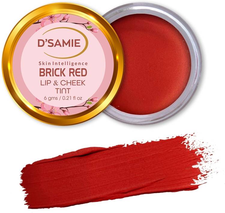 D'samie Lip & Cheek Tint Brick Red Lip Stain Price in India