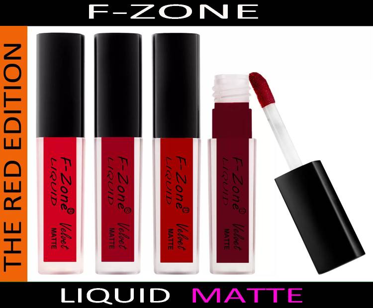 F-Zone Liquid Matte Red Edition Lipsticks Price in India