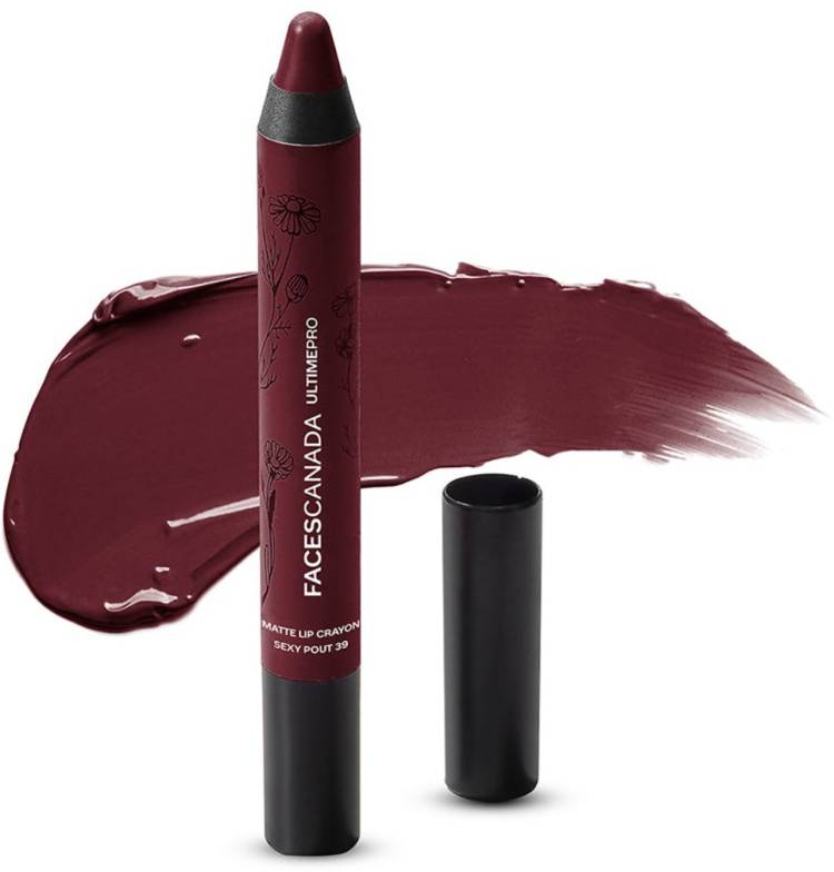 FACES CANADA Ultime pro Matte Lip Crayon Not so wine 17 2.8 gm Price in India