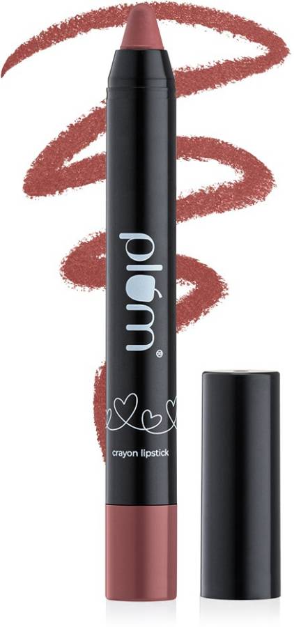 Plum Twist & Go Matte Lipstick | Long Lasting | Witty In Pink - 124 (Mauve Pink) Price in India
