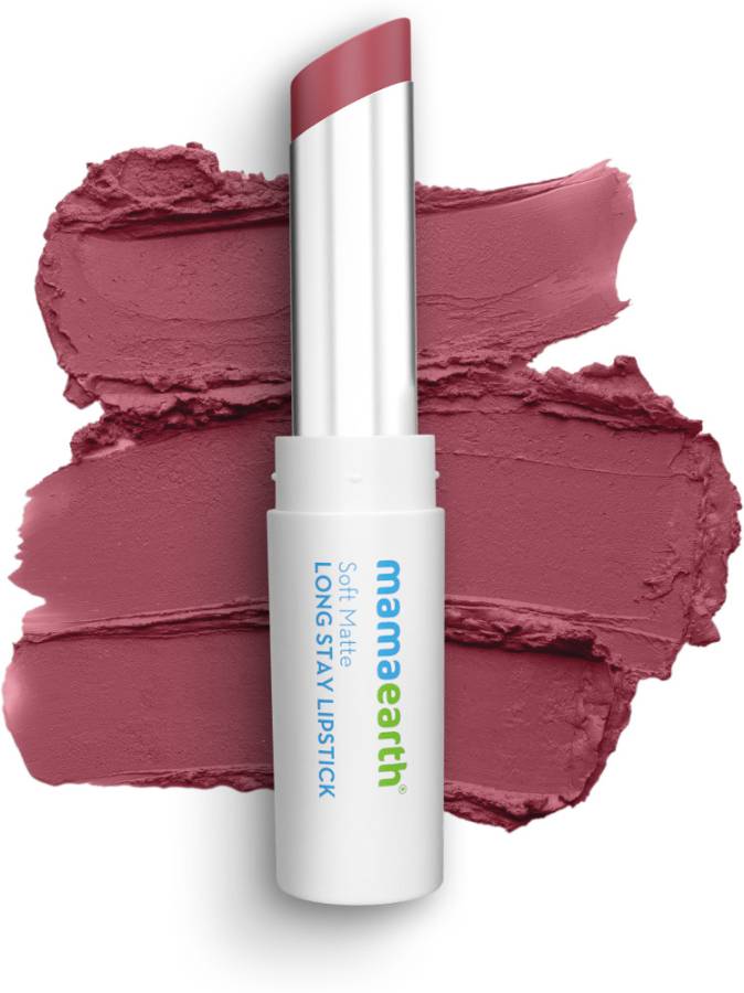 Mamaearth Soft Matte Long Stay Lipstick with Jojoba Oil & Vitamin E for 12 Hour Long Stay Price in India