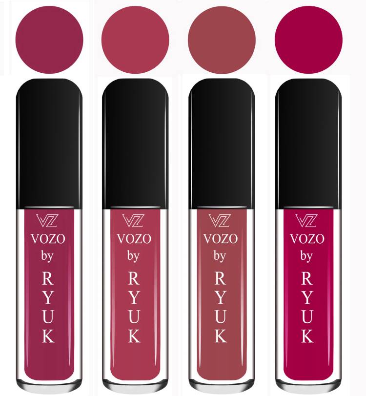 VOZO BY RYUK Liquid Matte Lipstick Soft Smooth Glide on Lips No Paraben VZ210202342 Price in India