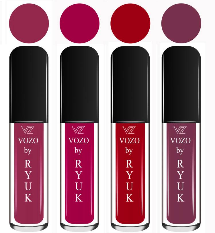 VOZO BY RYUK Liquid Matte Lipstick Soft Smooth Glide on Lips No Paraben VZ210202378 Price in India