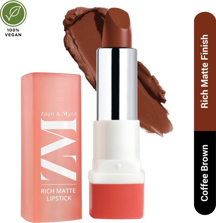 ZM Zayn & Myza Rich Matte Lipstick | With Argan oil, Murumuru and Shea butter (FORBIDDDEN) Price in India