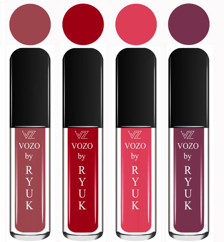 VOZO BY RYUK Liquid Matte Lipstick Soft Smooth Glide on Lips No Paraben VZ2102023091 Price in India