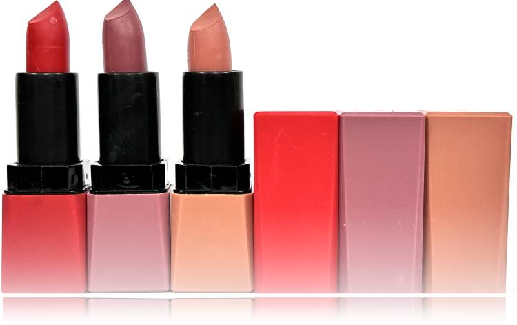 BLUSHIS Hot Lips Liquid Matte Lipsticks Combo Set Of 3 pc Price in India