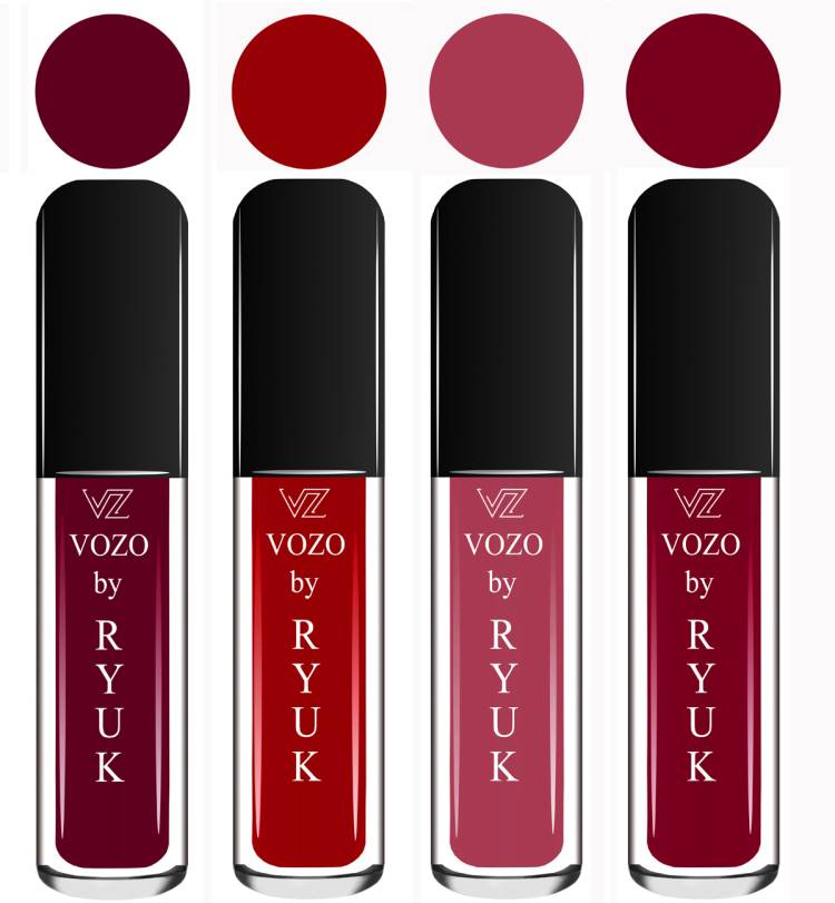 VOZO BY RYUK Liquid Matte Lipstick Soft Smooth Glide on Lips No Paraben VZ292023008 Price in India